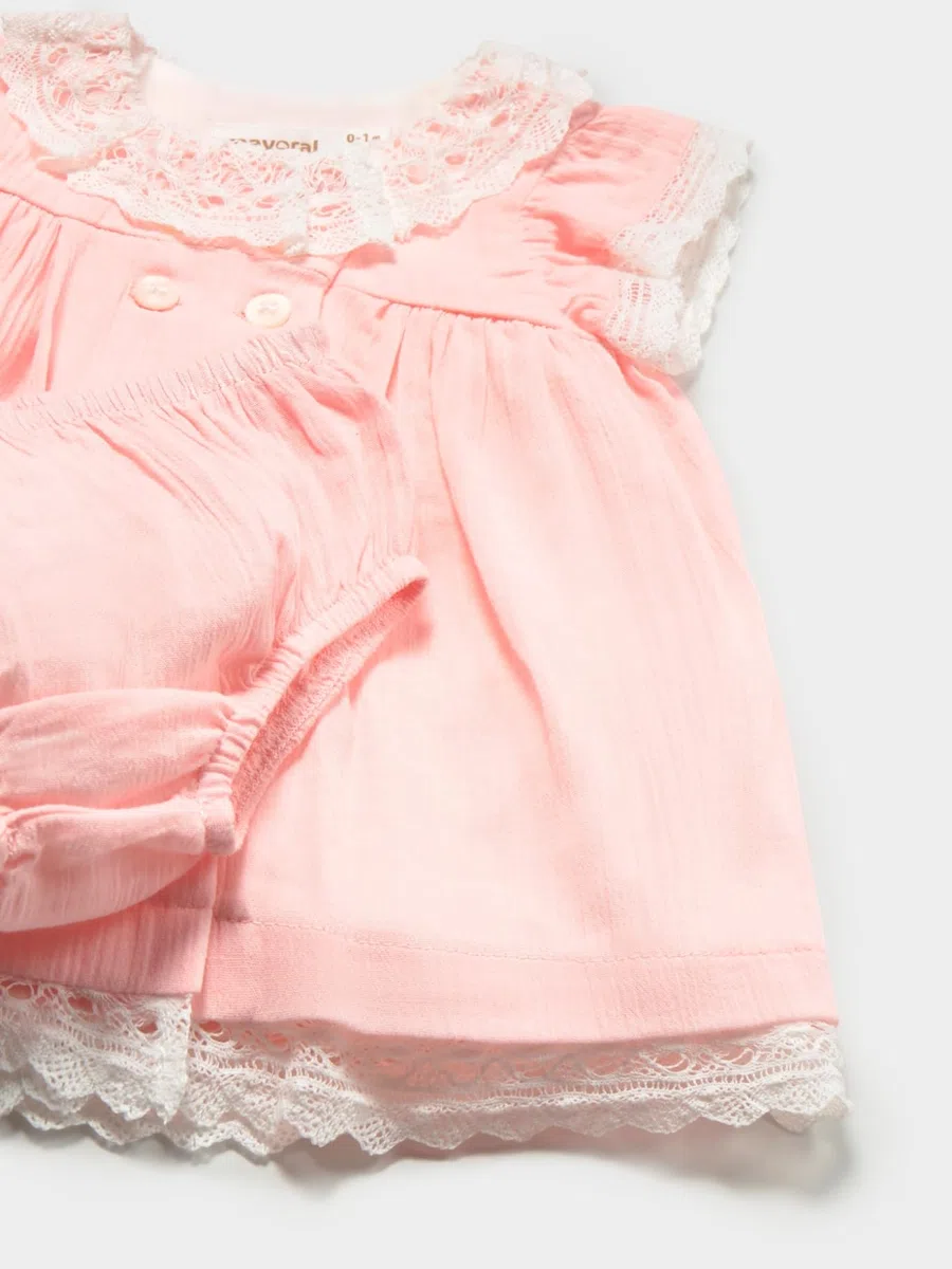 Mayoral Vestido Tiras para bebé niña Rosa Baby