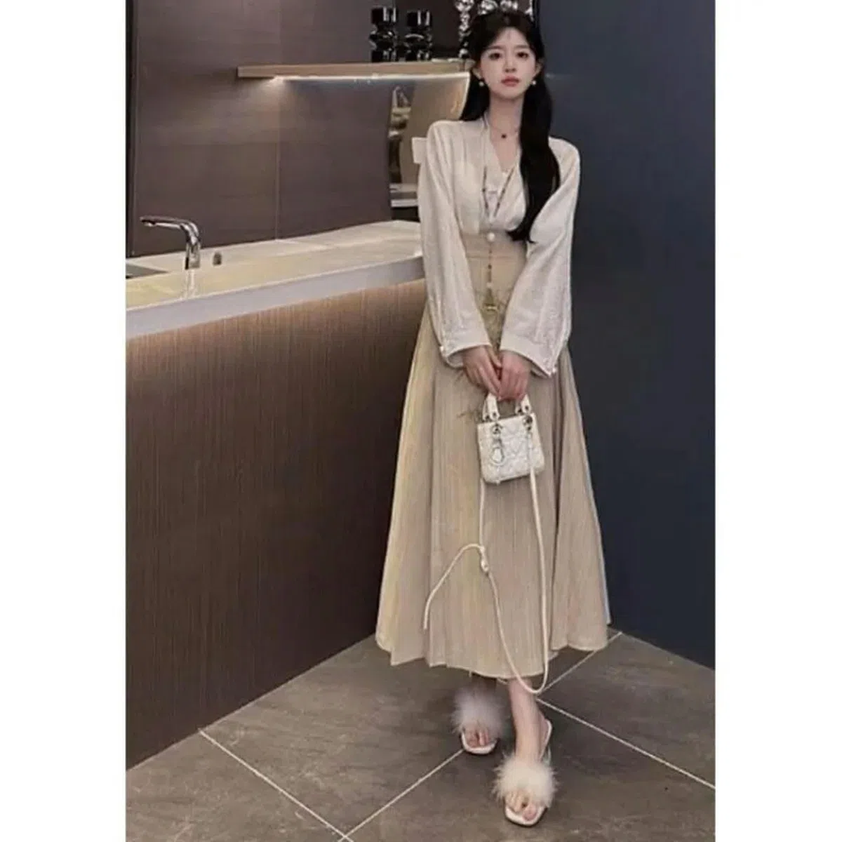Vestido chino tradicional Hanfu de talla grande, falda corta, falda de cara de caballo, plisada, de alta gama, elegante, trajes para mujer, Conjunto de falda y camisa, 3XL 80kg-90kg