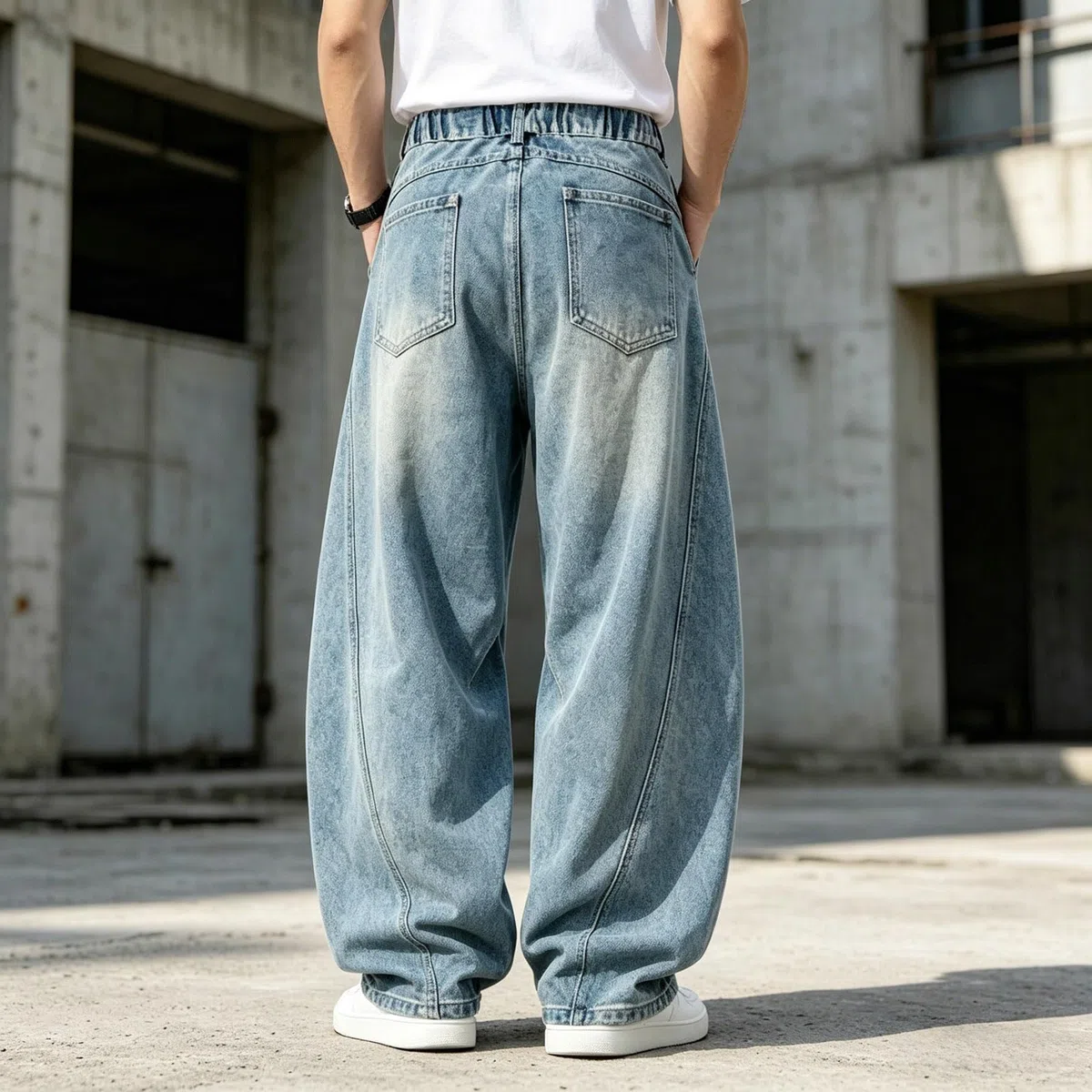 Genérico Vaqueros para Hombre Pantalones De Chándal para Hombre Elásticos Casuales Desgastados De Pierna Recta Suaves Cómodos Uso Diario Vaqueros Pantalones Corte Recto Denim