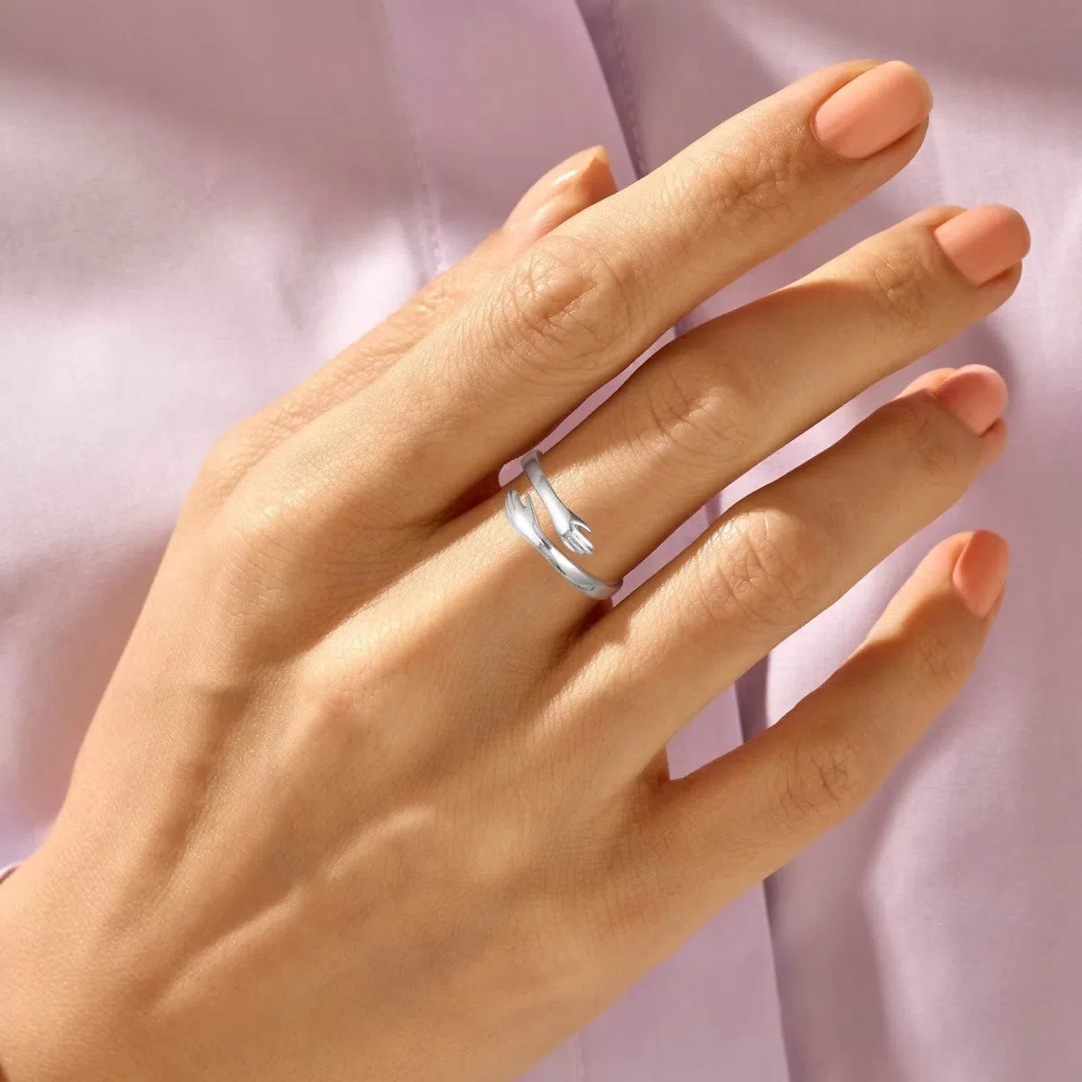 Yesteel Anillo de plata de ley 925 para mujeres, adolescentes, niñas, anillo ajustable, joyería para el día de la madre, regalos de cumpleaños para hijas, mamá, hermana, esposa, amigos, abuela