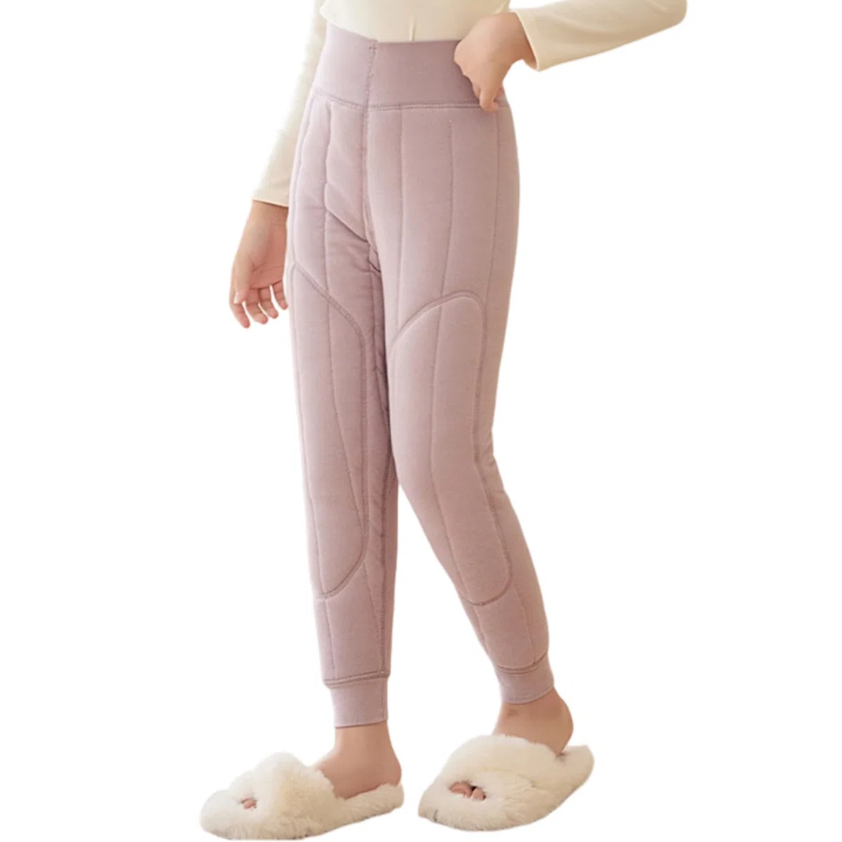 Leggings térmicos de invierno para niñas con forro polar suave para patinaje sobre hielo, nieve, juegos, invierno, para niños