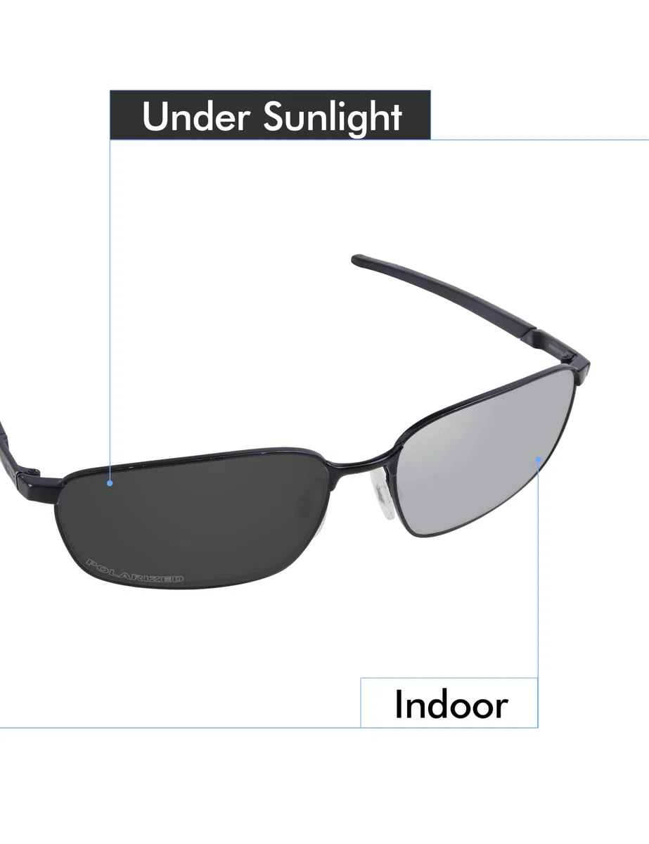 Saucer Lentes y almohadillas nasales de repuesto prémium para gafas Oakley Extender OX3249 de 58 mm, protección UV400, antiarañazos