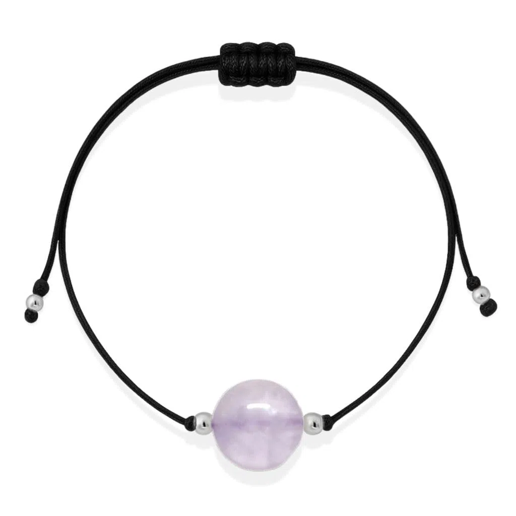 Genérico Pulsera de Cuarzo Rosa Natural – Amor & Armonía Interior | Joyería Hecha a Mano en España | Plata 925 | Ajustable Unisex | Regalo Elegante
