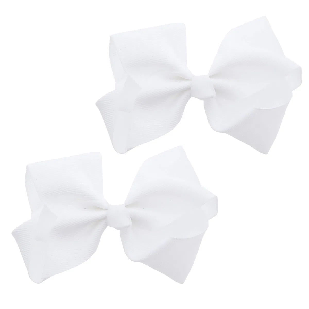 Motique AccessoriesArco de grogrén de 7,6 cm para niñas pequeñas, juego de 2, , S, Blanco, 2 uds. por paquete, 2.00[set de ]