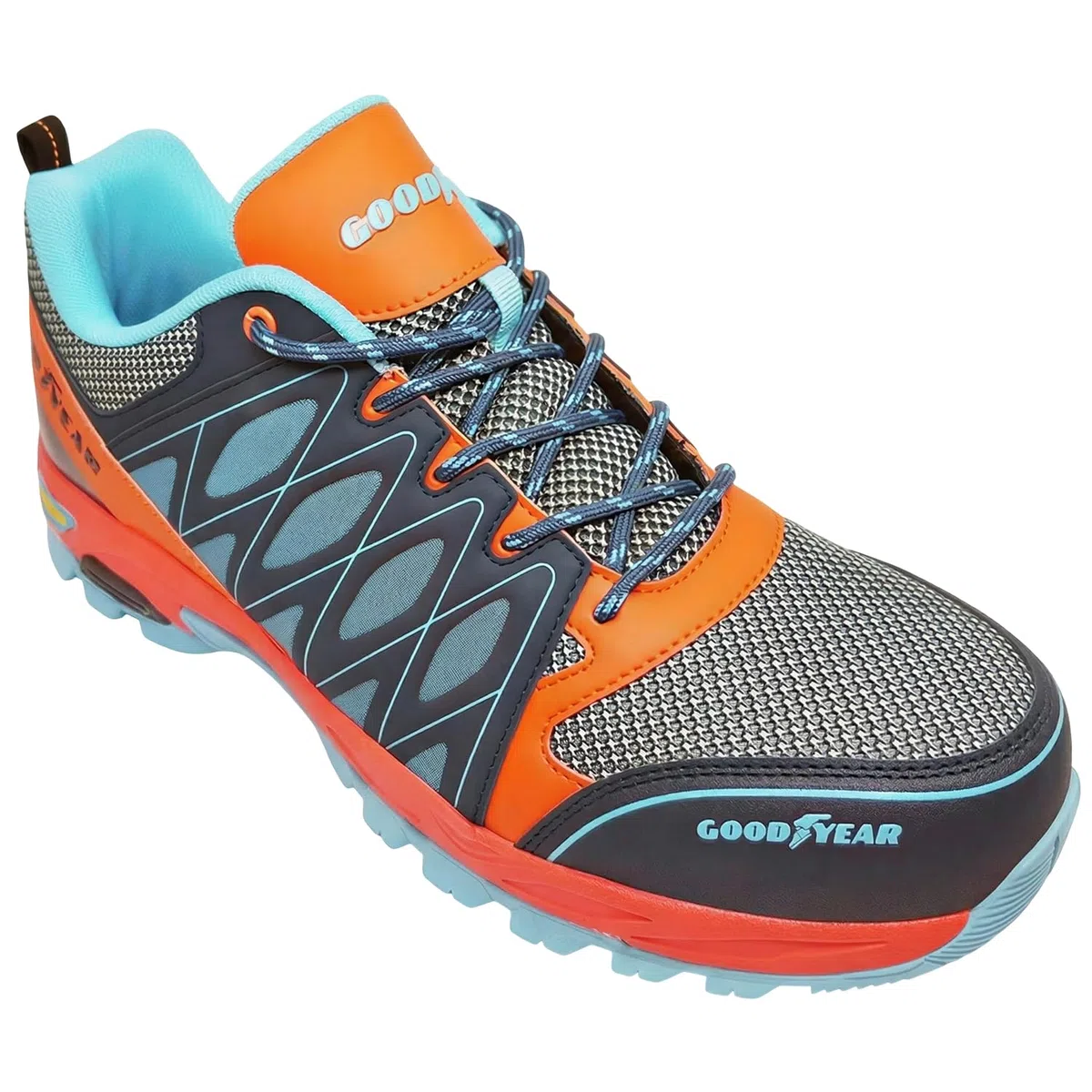 Goodyear Workwear GYSHU1583 S1P/SRA/HRO - Zapatillas de seguridad para el trabajo, ligeras, no metálicas, puntera y entresuela Composite