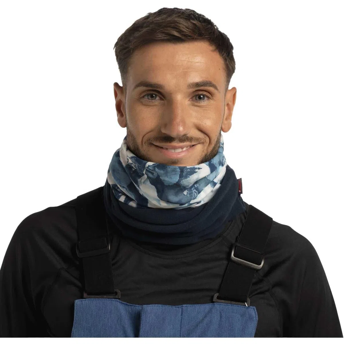 Buff| Braga de cuello Polar Multifucional, Calida, Forro, Comoda, Sueve Hombre Mujer Talla única Azul