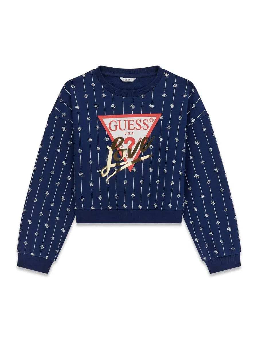 GUESS Sudadera para niña Marino
