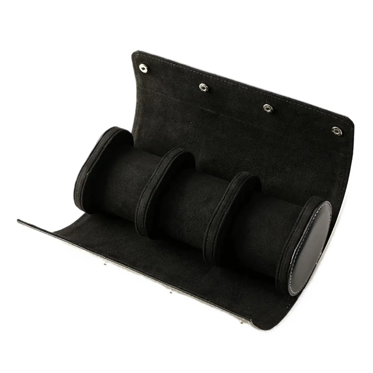 2 Piezas Caja De Reloj De Cuero Portátil