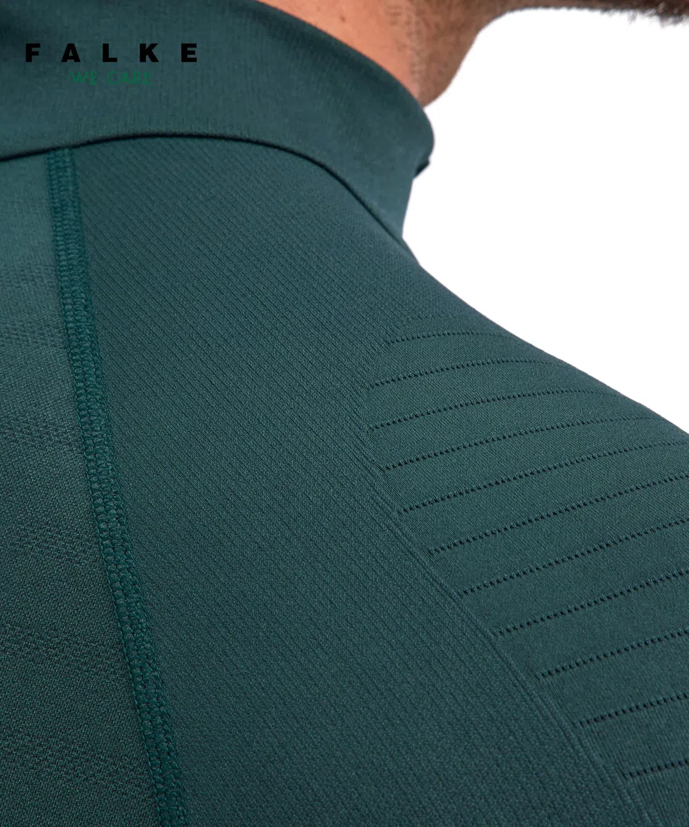 Falke Maximum Warm High Zip Neck M L/S SH Hilo Funcional Secado Rápido Capa de Base Superior Hombre (Pack de 1)