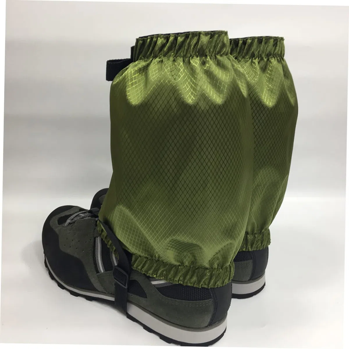 Sosoport Polaina para Caminar en el Tobillo Senderismo Polainas antidesgarro para Botas Berg Botas de Nieve Polainas Aire Polaina Impermeable para Caminar Rojo