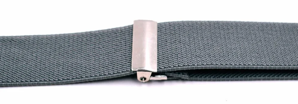 OIFAODAO， 1 Unidad de Tirantes elásticos 2,5x115 Cm for Mujer, 4 Clips, Ajustables for Hombre, for Pantalones, Correas, Accesorios Ropa for ，Tirantes para Hombre(Lightyellow)