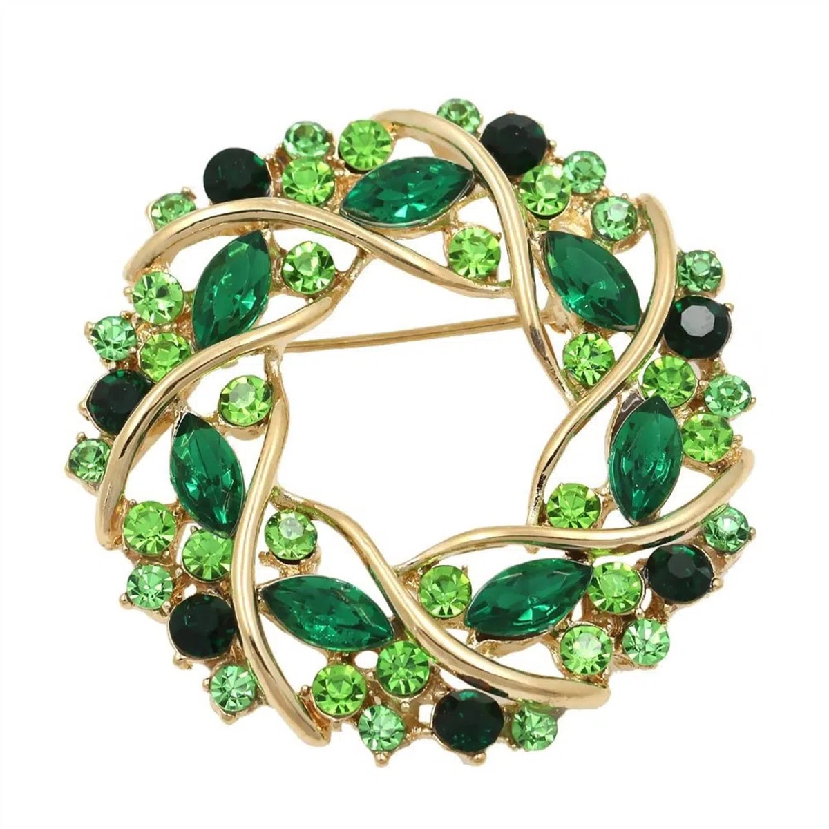 Broches para Mujer, broches de Flores con Diamantes de imitación para Mujer, broches de circonita cúbica para Mujer, broches para Chaquetas Tipo cárdigan, broches de Moda (Negro y