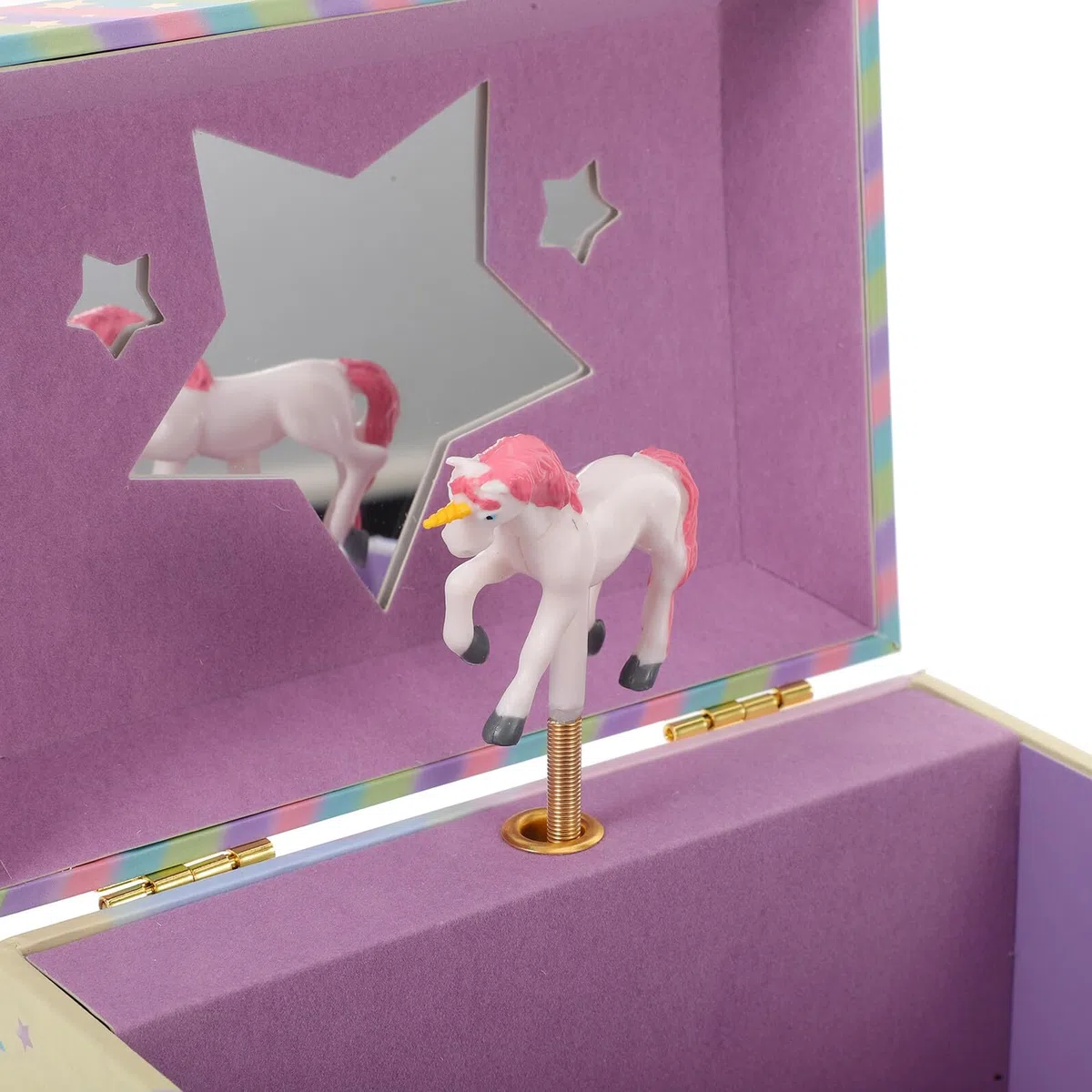 Yardwe Joyero para Niños Caja de Niña Diseño Unicornio Multifuncional Compartimentos Organizador para Cumpleaños y Navidad Obsequio Especial
