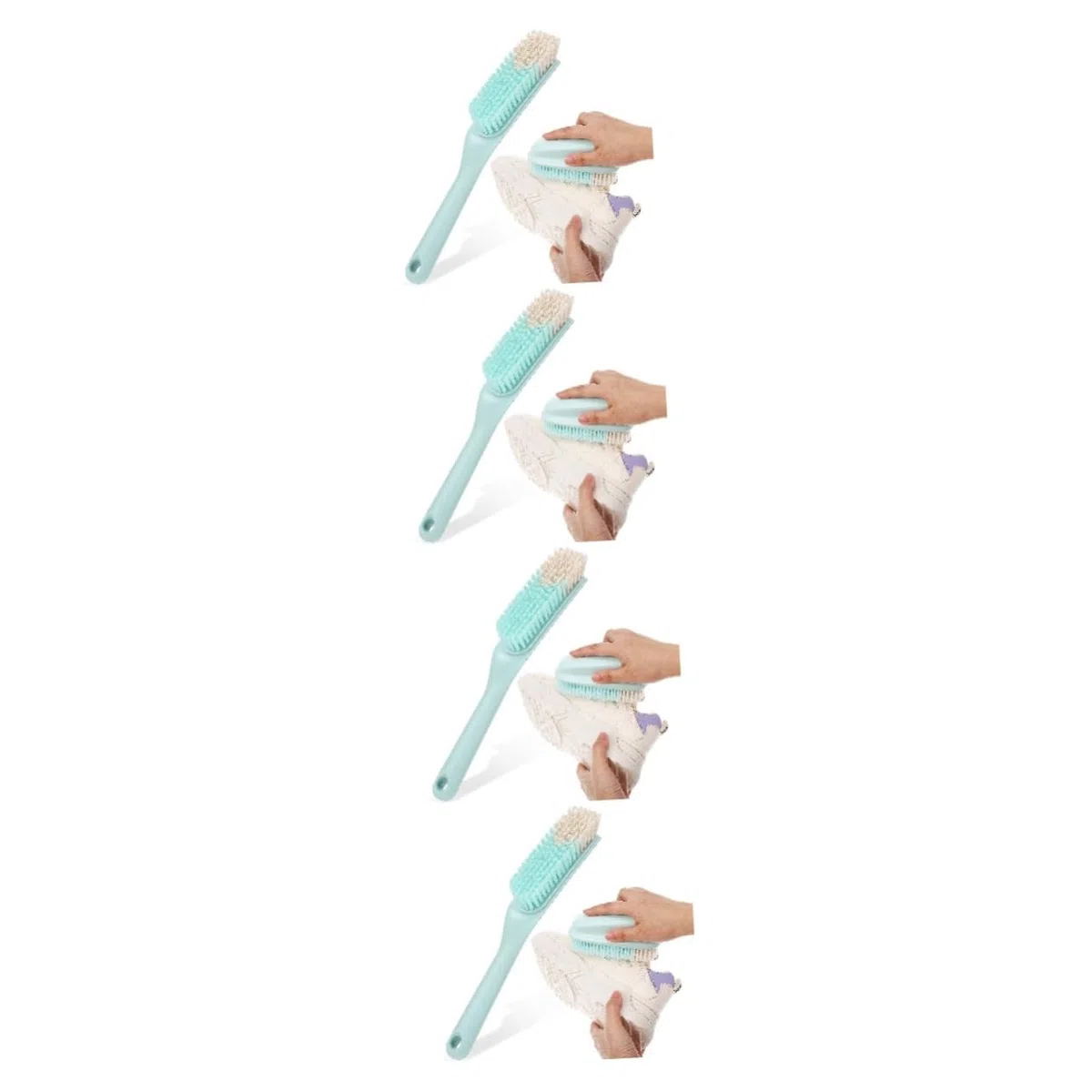 LIFKOME 4 Juegos De Cepillos De Lavandería con Mango Ergonómico Y Cepillos para Fregar Zapatos Versátiles para La Limpieza De Tapicería Y Alfombras.