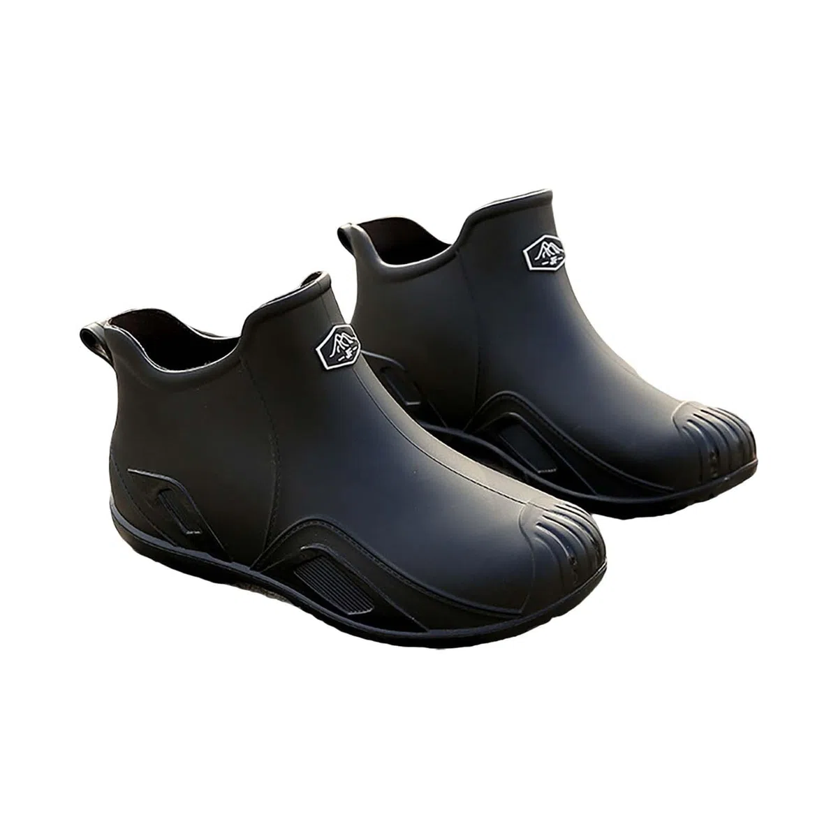 Botas de goma cortas para hombre, botas de lluvia, zapatos de goma, impermeables, botas de goma, botas de jardín, botas de Wellington, botas de lluvia antideslizantes, botas de lluvia para exteriores