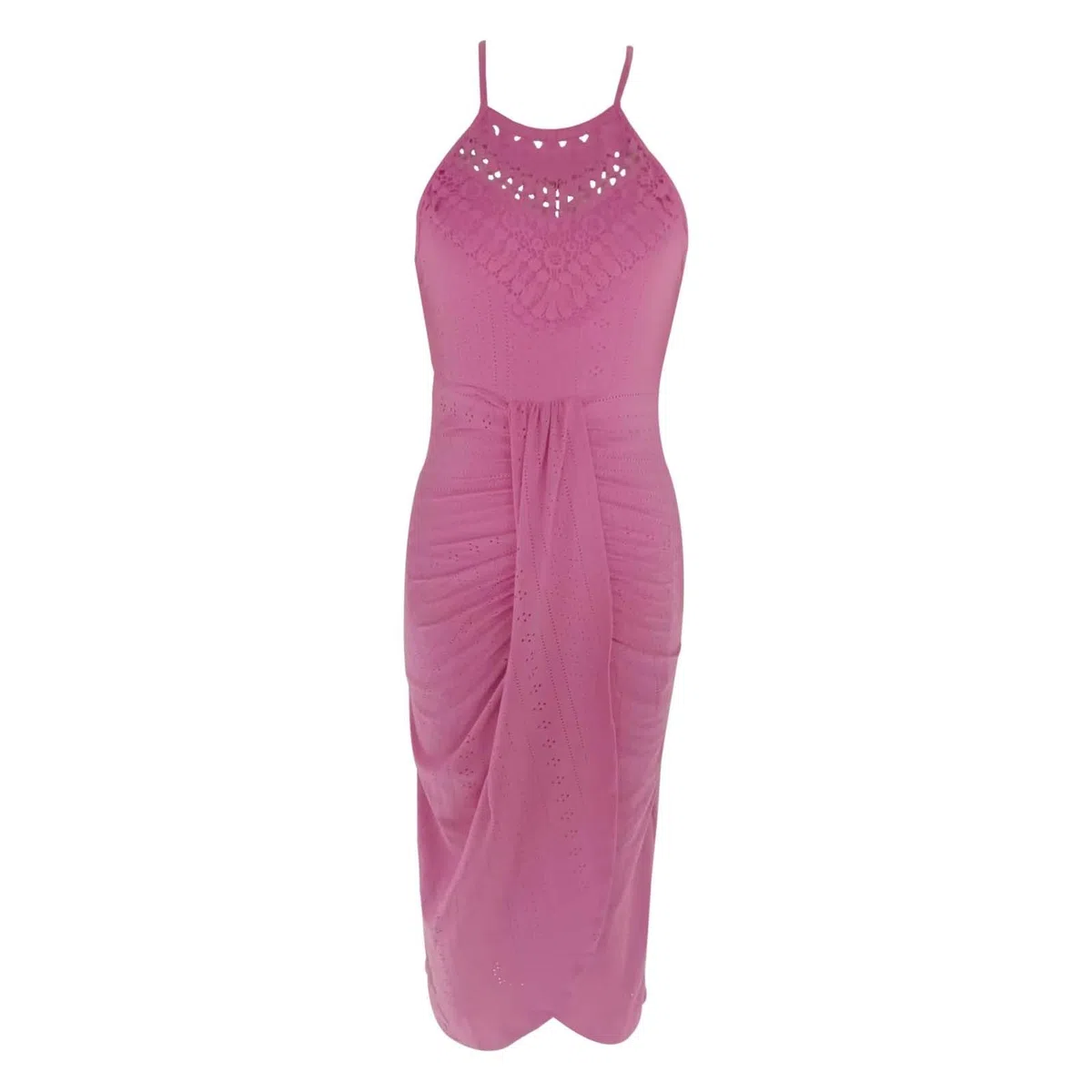 Vestido casual de verano para mujer, sin mangas, con espalda descubierta, tirantes en el cuello, lazo lateral, cómodo, transpirable, para fiestas, uso diario