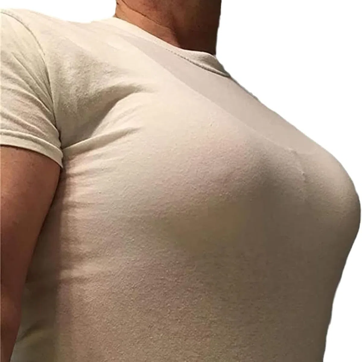 Adhesivo Mama de Silicona Sujetán Invisible Reutilizable Tetas Falsas Sin Correa Sin Dorso para Mujeres Transgénero,Mastectomía,Vestidos transversales - Un par(D Cup, Suntan)