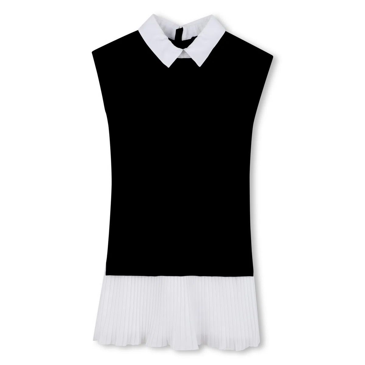 Karl Lagerfeld Vestido para niña, Negro, 14 años