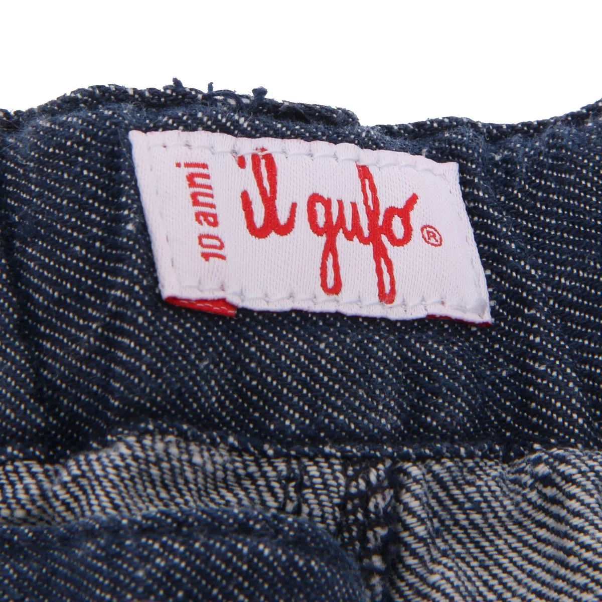9406S bermuda bimbo jeans puro lino IL GUFO short pant kid