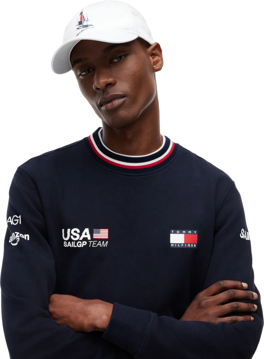 Tommy Hilfiger Us Sailgp Replica Crewneck Mw0mw44685 Sudadera sin Botones Hombre