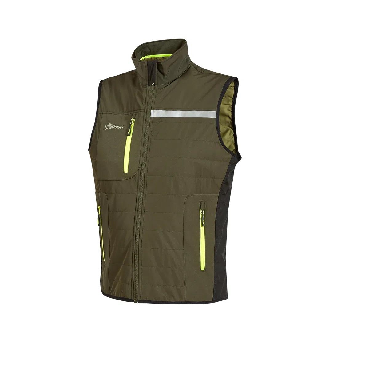 Upower Verde Oscuro Zapatos de seguridad y contra incendios Hombre
