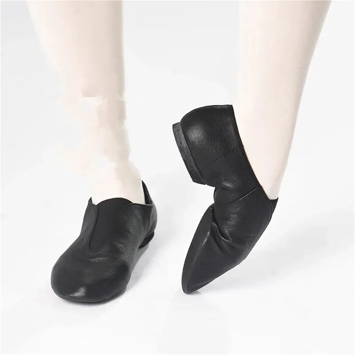 Slip On Dance Jazz Zapatos de Baile Bebé Niño Adulto Mujeres Hombres Vientre Moderno Ballet Gimnasio Jazzy Zapatillas para Presentaciones en el Escenario(Tan,39)