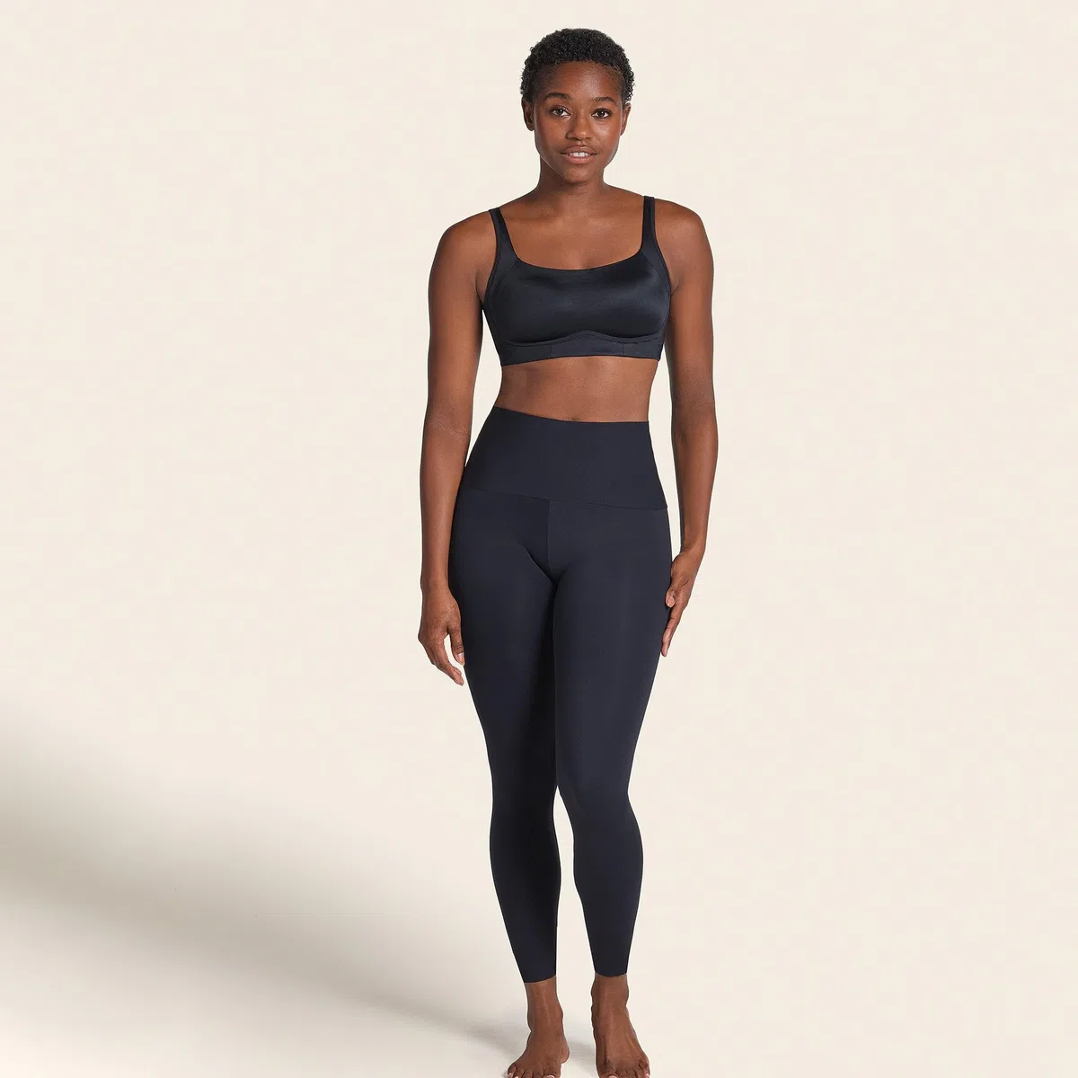Leonisa Leggins Deportivos de Tiro Alto y de Secado Rápido Mujer - Pantalones Deporte de Control