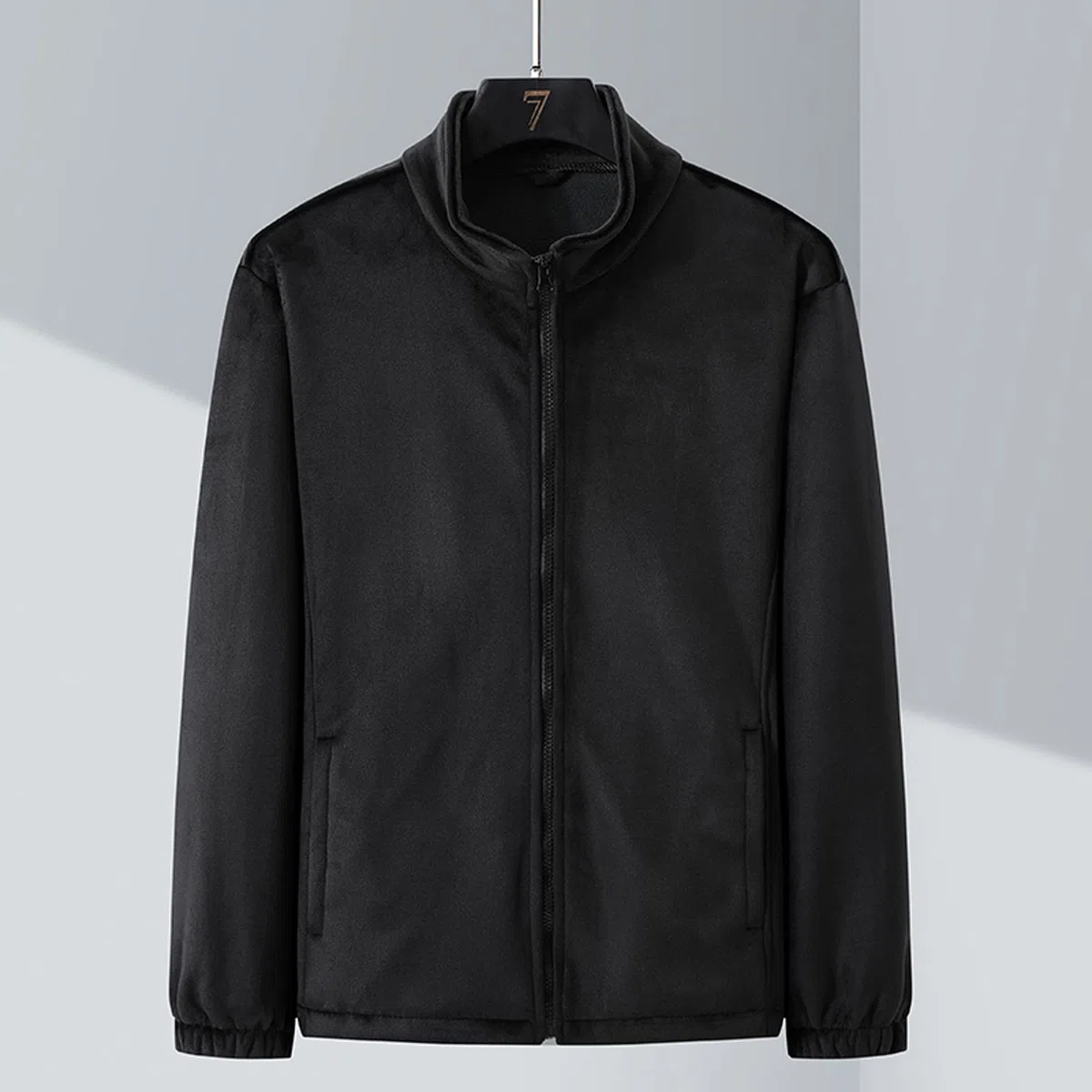 Chaqueta de lluvia para hombre, impermeable, cortavientos, compacta, plegable, ligera, chaqueta de ocio, cortavientos resistente, ideal para ciclismo y senderismo, Negro , L