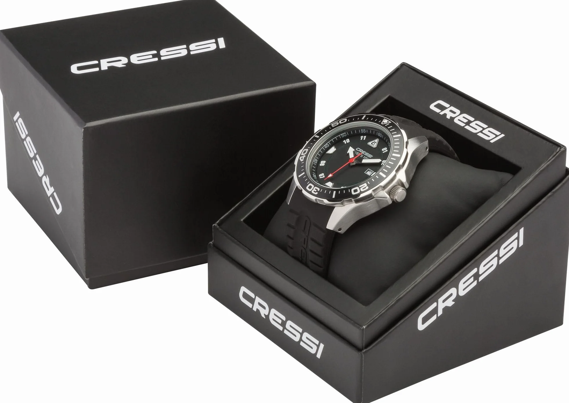 Cressi Manta - Reloj Submarino Profesional 10 ATM con Mecanismo de Cuarzo
