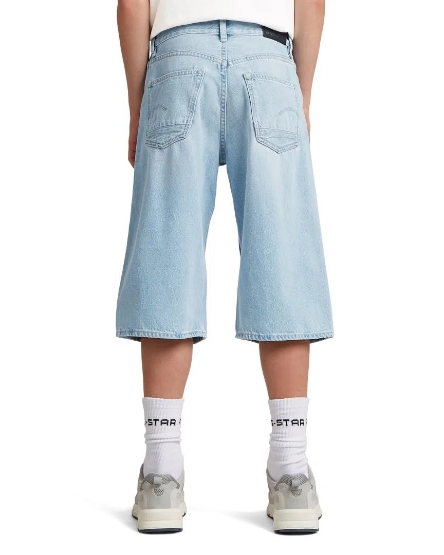 G-STAR Dakota Skater Shorts Pantalones Cortos, Azul (Sun Faded Air Force Blue D26584-01-c947), 10 años para niño