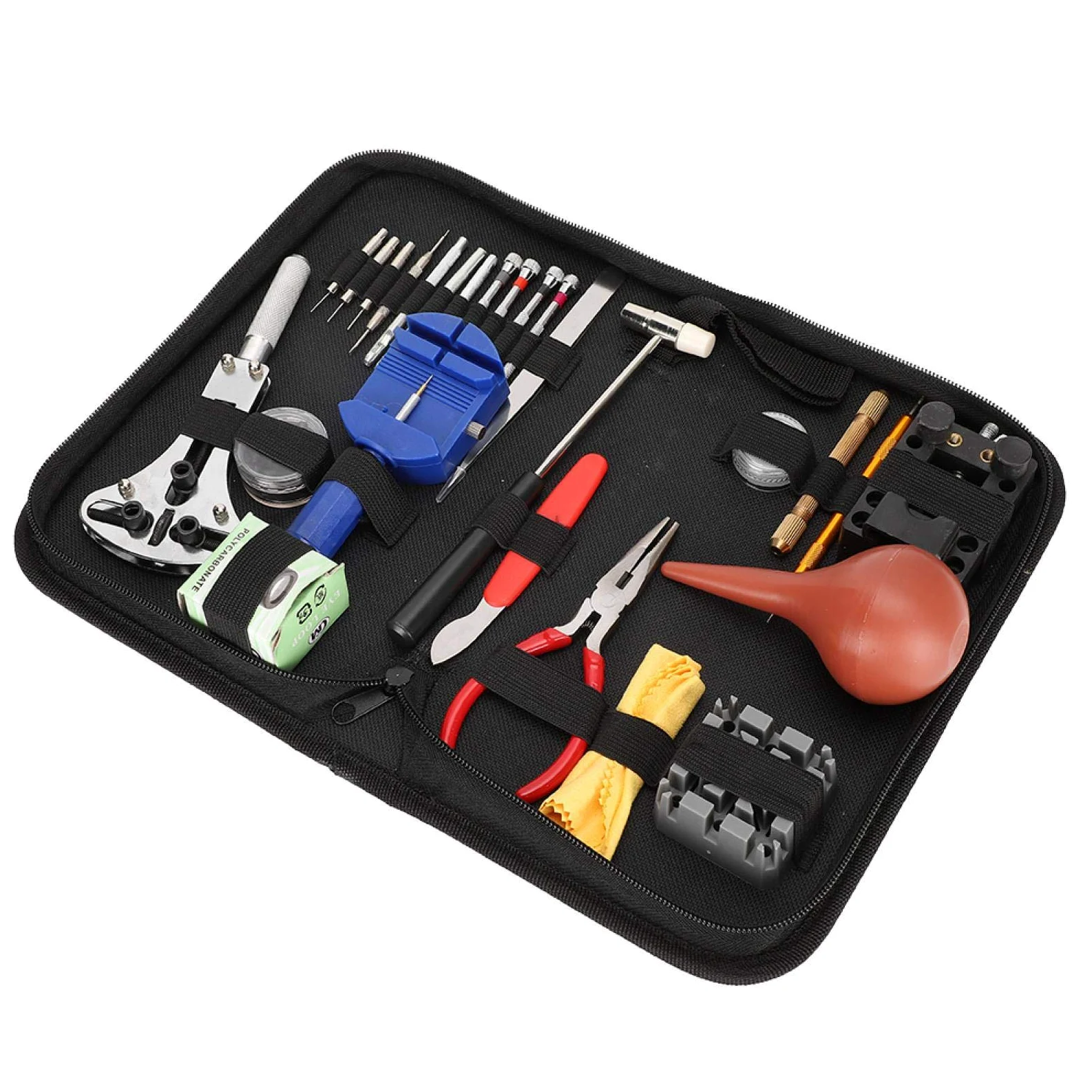 Kit de reparación de Relojes, Herramienta para Cambiar la batería, Quitar eslabones y la Tapa Trasera, Herramientas Profesionales para la re