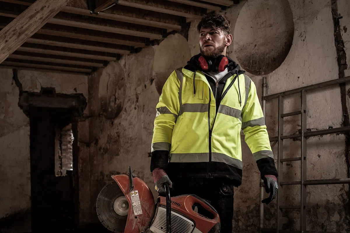 Black Rock Hi-vis Soft Shell chaqueta Hombre (Pack de 1)
