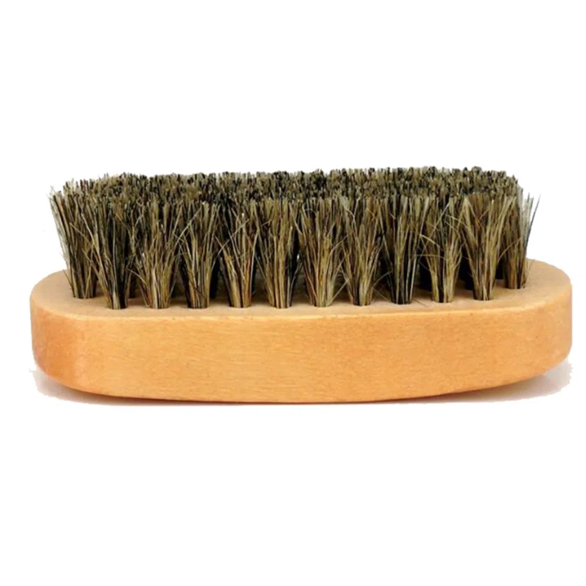 QUNINE Cepillo de Limpieza, cepillos para lustrar Zapatos de Crin con cerdas de Pelo de Caballo para Botas, Zapatos, Cepillo de Limpieza para el Cuidado del Cuero, Botas de Nobuk (marrón)