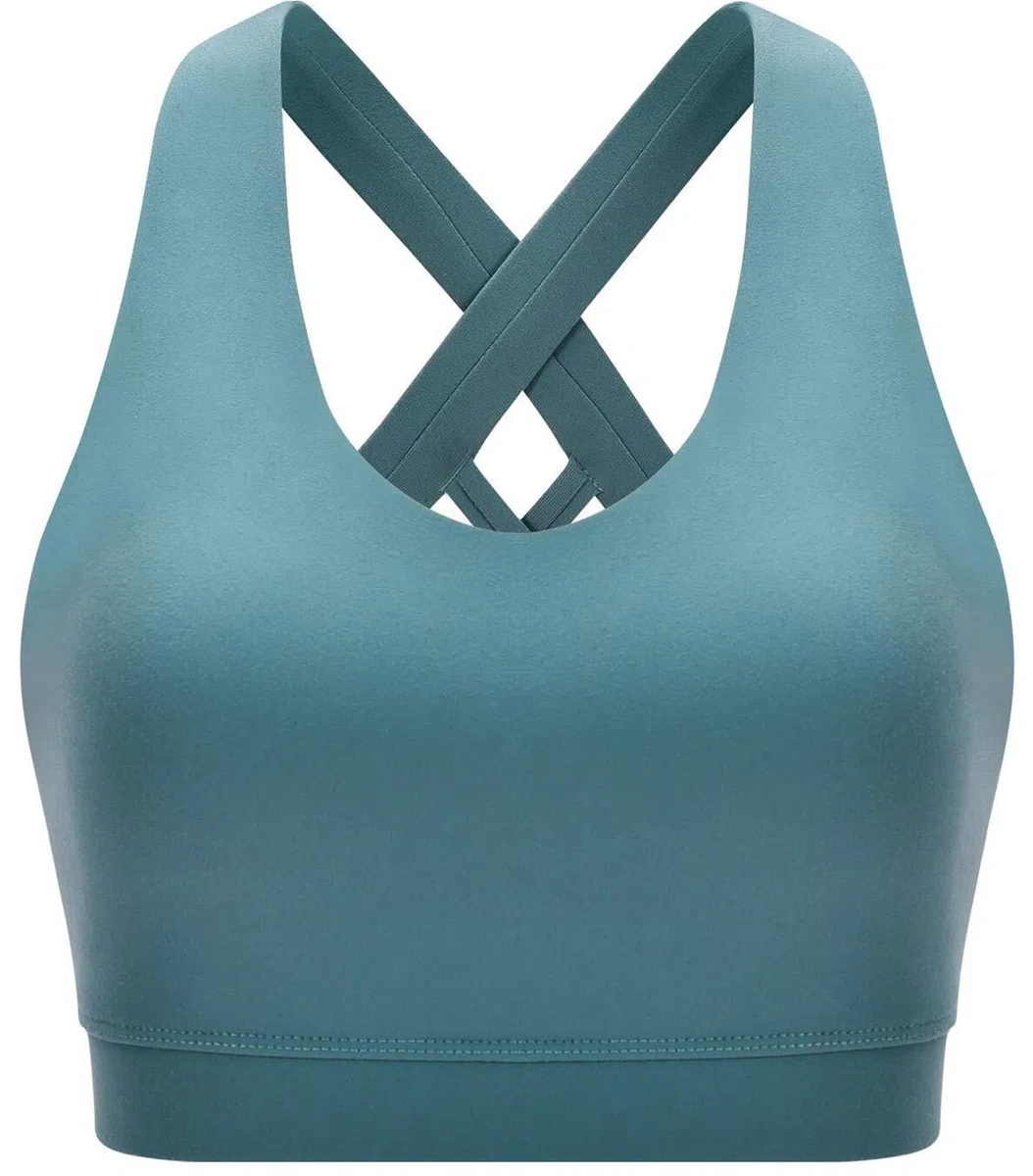 Sujetador Deportivo Mujer Sujetador Deportivo De Apoyo For Mujer, Copas Extraíbles Con Tirantes Acolchados Y Espalda Cruzada Sujetador Gimnasio(A,Large)