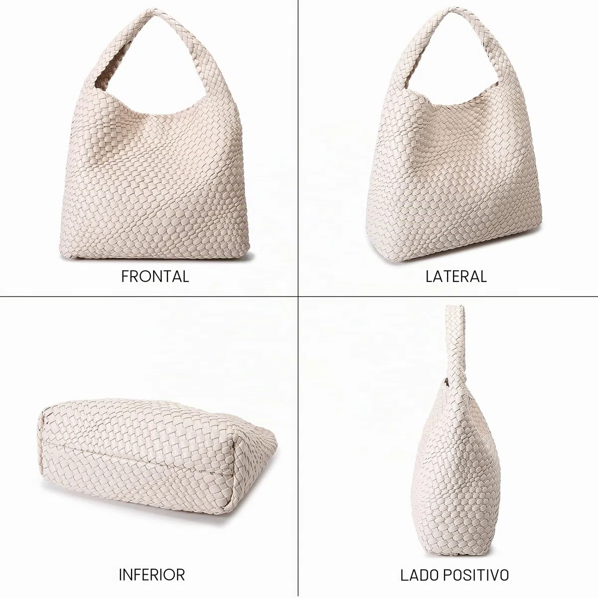 Queenoris 1134 - Bolsa de mano, bolsa de hombro, bolso de mano Mujer