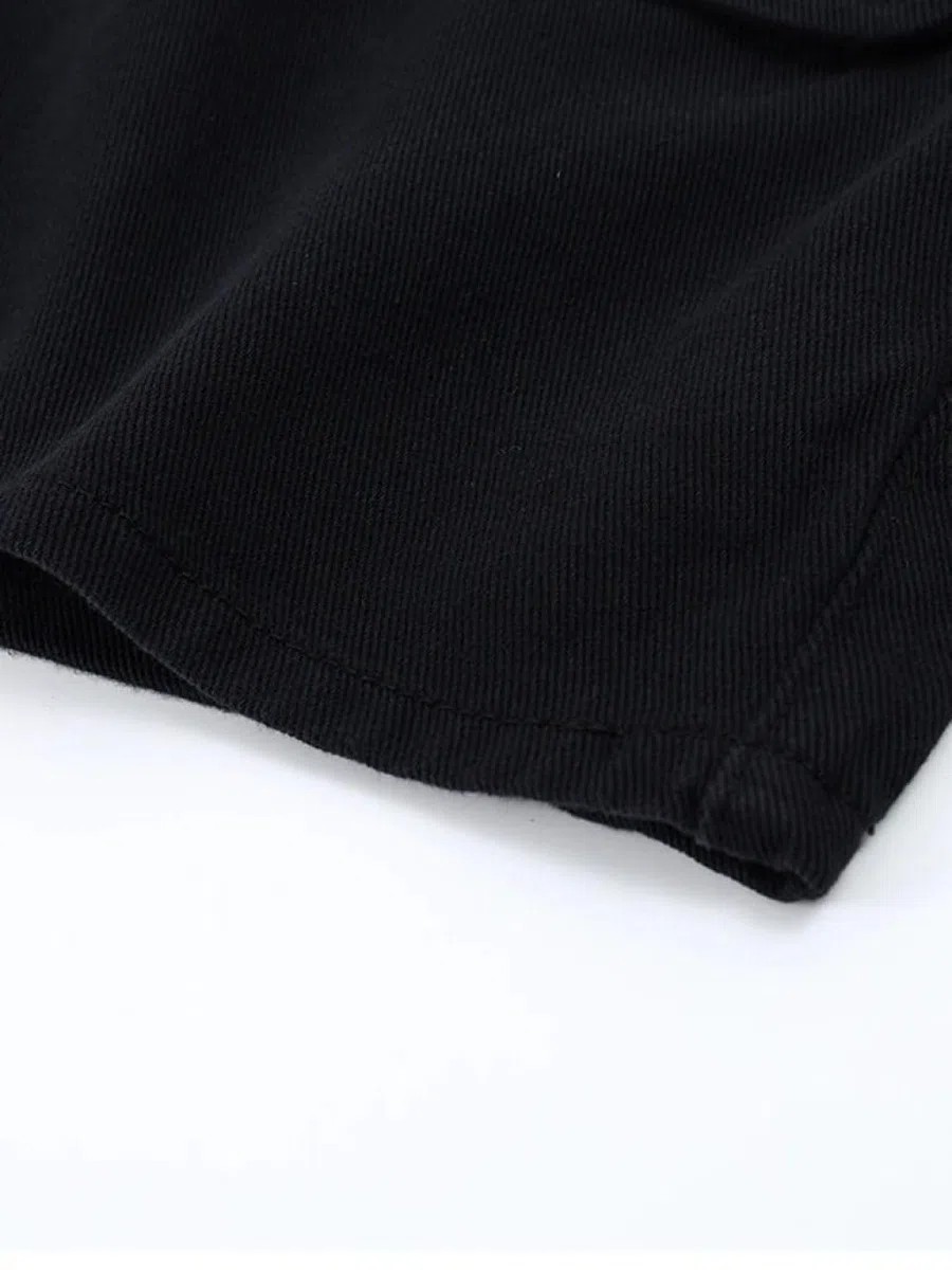 Falda Corta De Mujer - Jeans Falda Pantalones para Mujer Estilo Verano con Cinturón Falda Pantalones Talle Alto Chic Slim Mini Faldas Pantalones