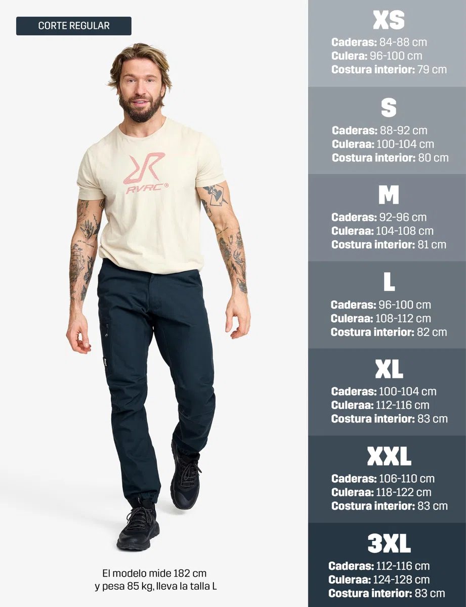 RevolutionRace Outdoor Basic Pants para Hombre, Pantalones de Senderismo para Todas Las Actividades al Aire Libre