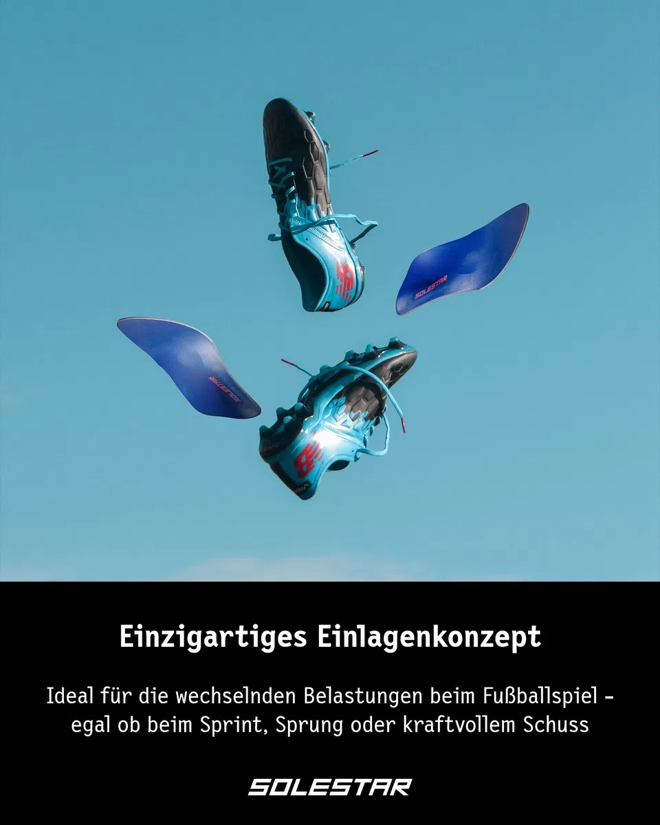 Solestar Kick - Plantillas para zapatos de fútbol (talla 37/38), diseño unisex
