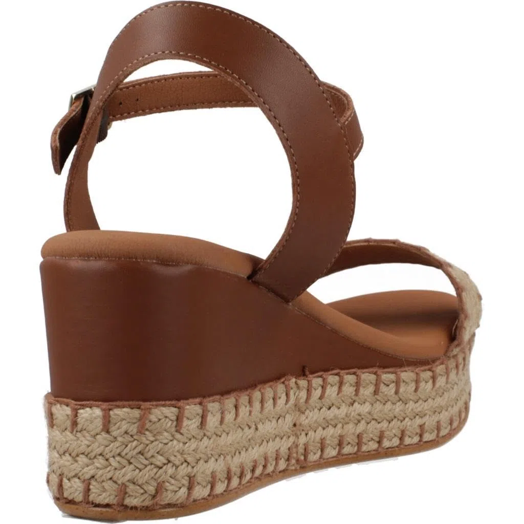 POPA Sandalia Casual de Ante y Yute, con Plataforma y cuña - CB35904-003 para: Mujer