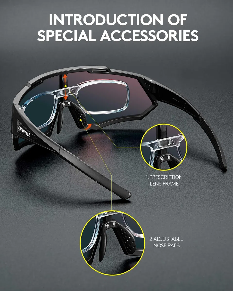 Gafas de sol con protección UV para ciclismo para hombres y mujeres, resistencia al impacto Z87.1 para construcción
