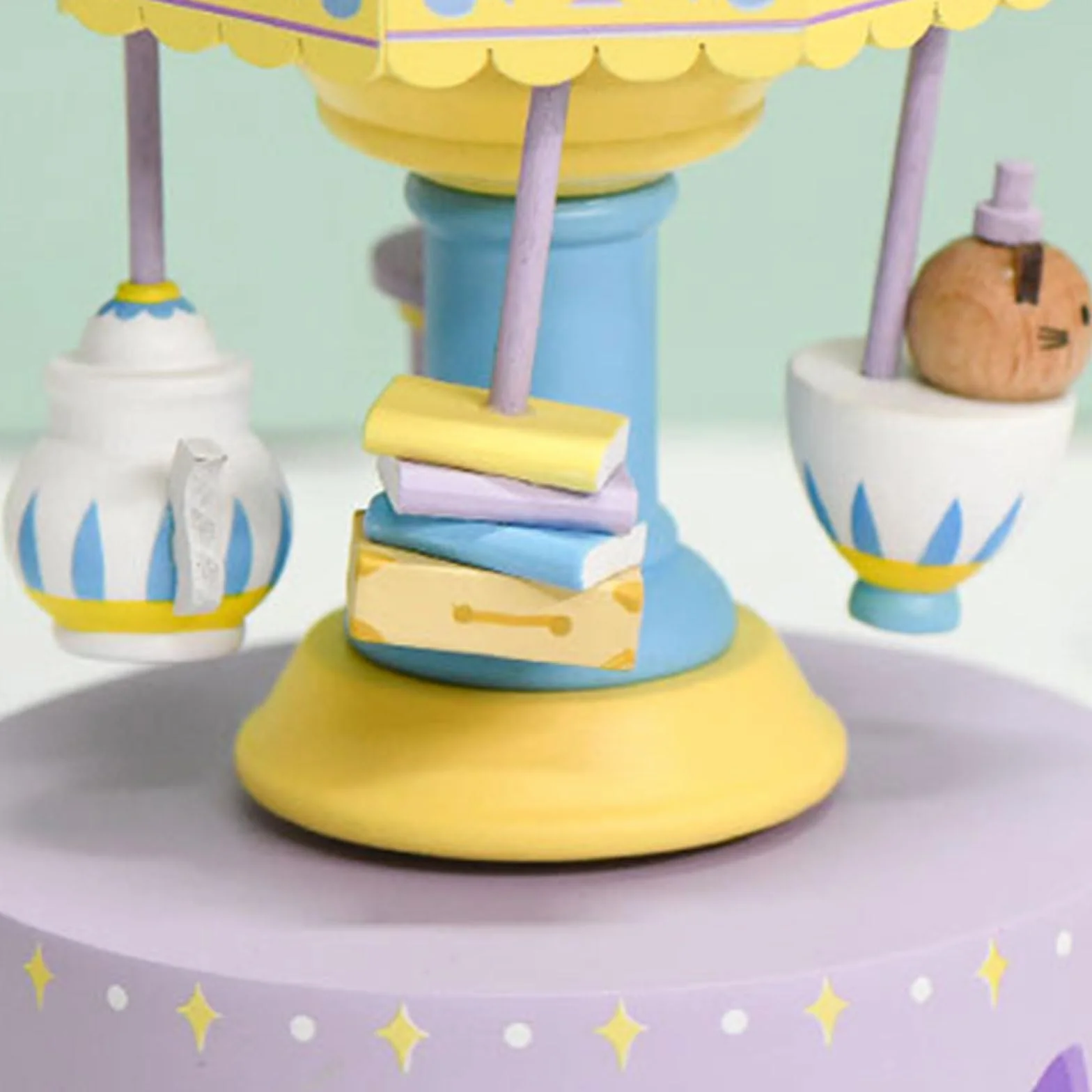 Encantadora caja de música para decoración de dormitorio y regalo de Año Nuevo, decoración de habitación infantil