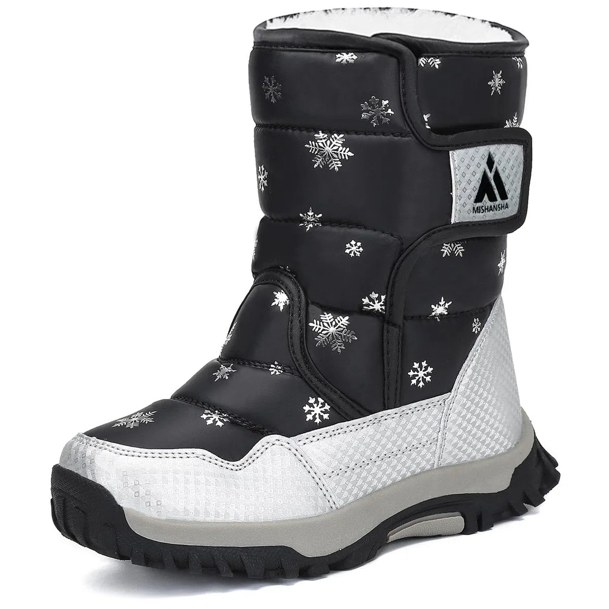 Mishansha Niños Botas de Nieve Niña Calentitas Forro Botines Invierno Antideslizante Comodas Bota Infantiles Nieve