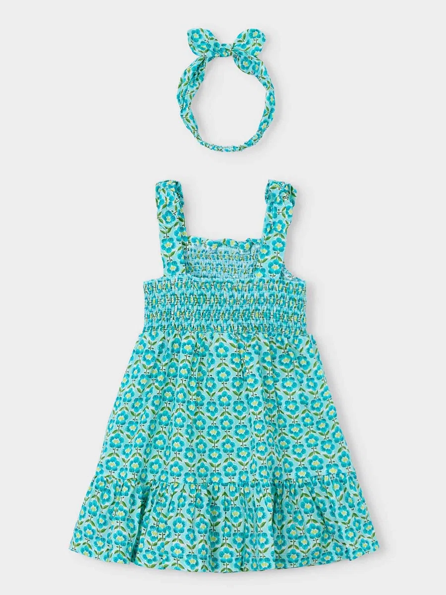 Mayoral Vestido Estampado Banda para niña Oceano