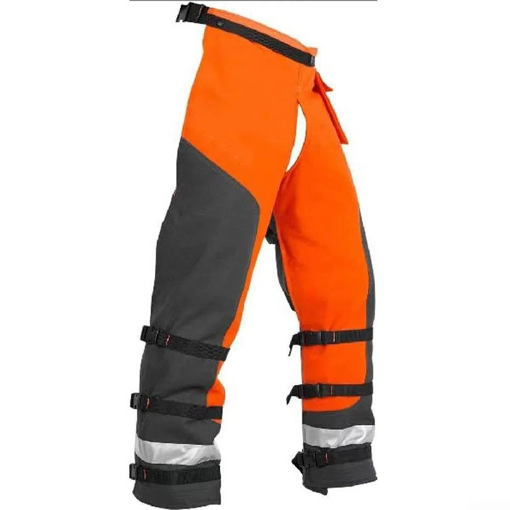 Pantalones profesionales de protección de 9 capas para motosierra, ajuste rápido para corte forestal y bricolaje (M)
