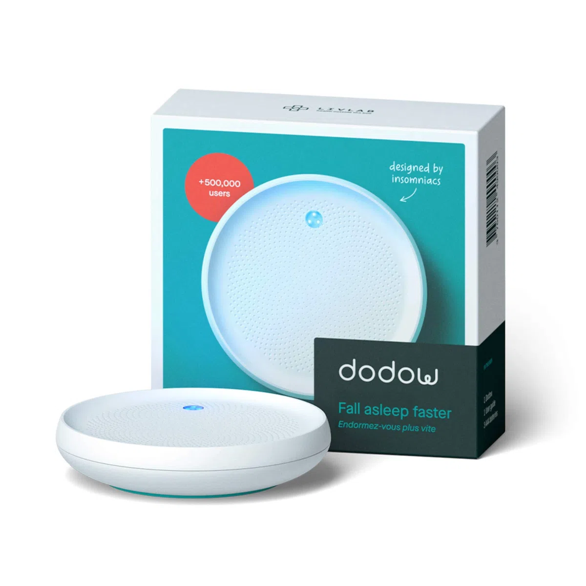 Hoom Band Te endort Plus Vite - Diadema innovadora e histórica histórica creada por expertos del sueño (S (Bluetooth))