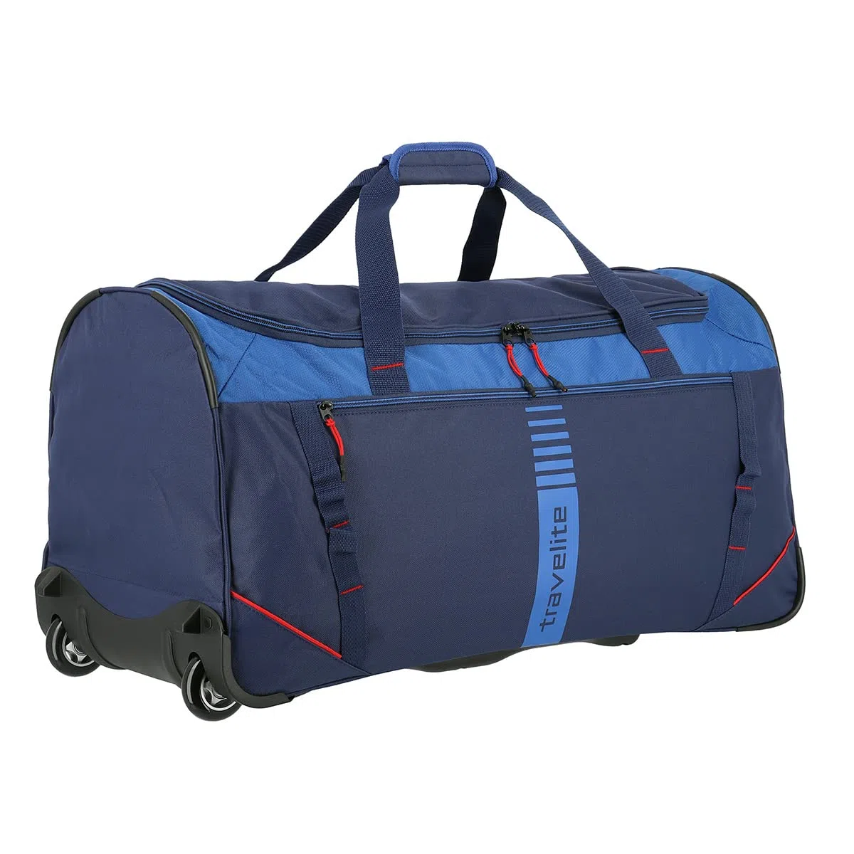 travelite Bolsa de Viaje Trolley con Ruedas, Bolsa Deportiva Basics Active, Bolsa Enrollable Grande con un diseño Fresco, 71 cm, 86 litros
