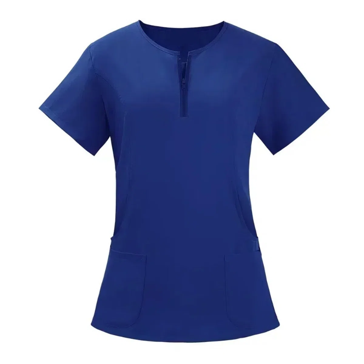Uniforme Sanitario Mujer Ropa Top Farmacia Trabajo Hospital Doctor Enfermería Uniforme V-Cuello Jogger Enfermera Mujeres Casual Short(Burgundy Set,M(50-60KG))
