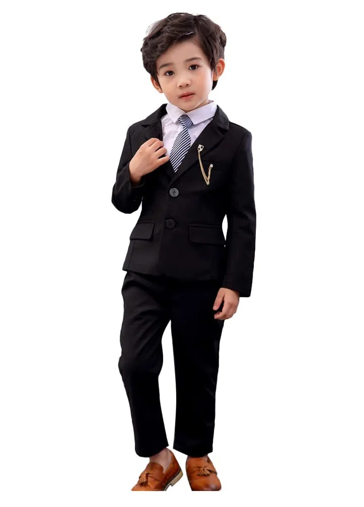 LOLANTA Conjunto de Traje de 2 Piezas para niños, Conjunto de Blazer y pantalón para niños, Ropa de Ocio o Vestido de Fiesta de Boda, 2-13 años