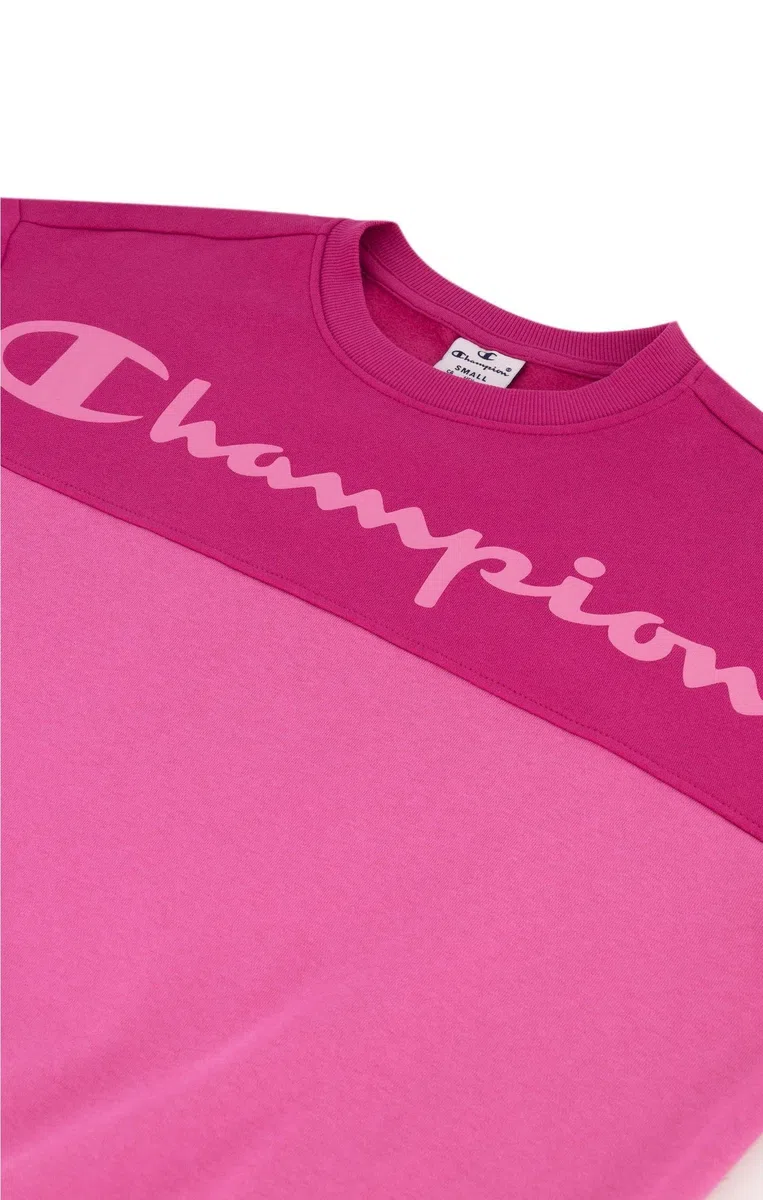 Champion Sudadera de Mujer con Detalles Coloridos e Interior de Felpa - 115624