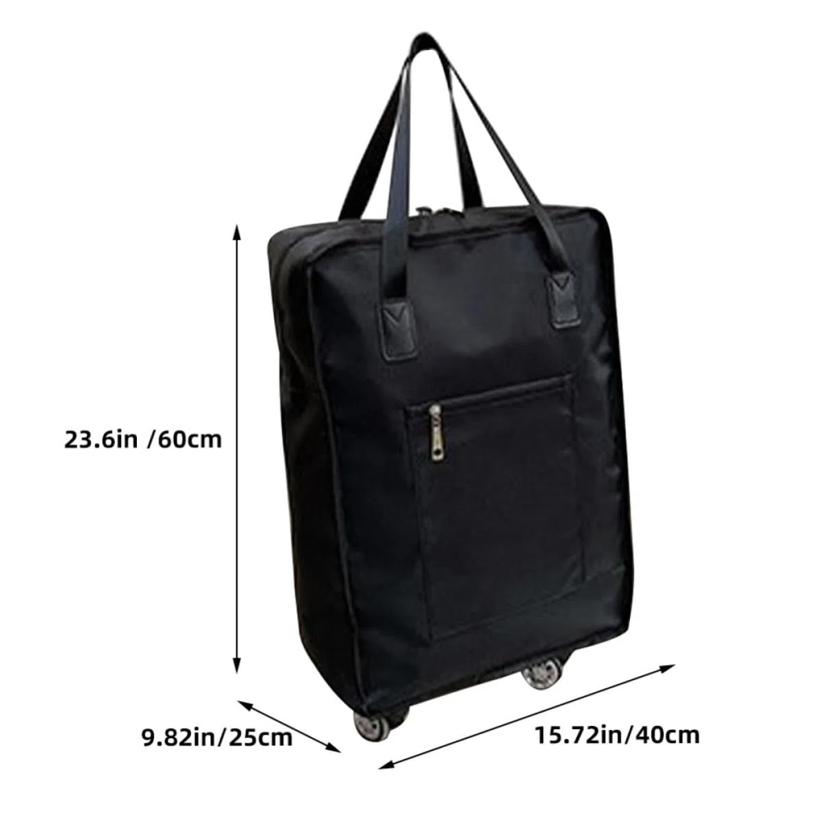 Didiseaon Bolsa y Ruedas Giratorias de Gran Capacidad de Tela Oxford de Equipaje Diseño Liviano y Almacenamiento para Viaje Portátil